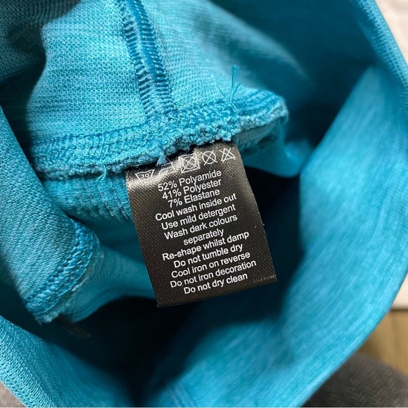 Alphalete Halo leggings size Medium high rise vivid blue NEW - Picture 5 of 7